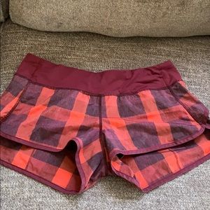 Lululemon 4” speed shorts